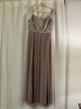 Amsale | Dresses | Amsale Bridesmaid Dress Color Fawn Size 6